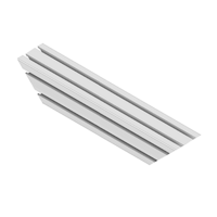 40-39090-1 MODULAR SOLUTIONS ALUMINUM GUSSET<br>90MM X 90MM STRENGTHING ELEMENT CUT AT A 45DEG ANGLE THAT CREATES STURDIER 90DEG CONNECTIONS, 460MM